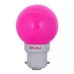 Bajaj Ping Pong 0.5W Pink Bulb-image-4