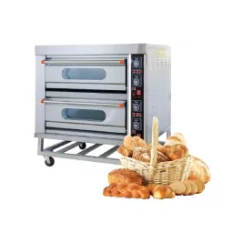 Kitchenrama 16 kW 2-Deck 6-Tray Electric Oven KHEO-26-14