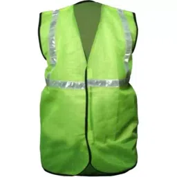 RPES Green Polyester Safety Jacket with 25.4 mm (1 Inch) Reflective Tape (Pack of 6)-13