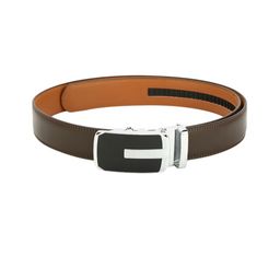 Pacific Gold Men Brown Leather Solid Belt-image-67