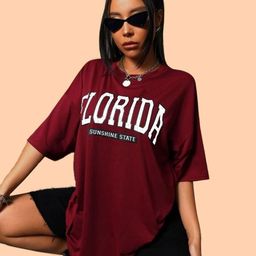 Christy World Typography Printed Round Neck Drop-Shoulder Sleeves Oversized T-shirt-picture-14
