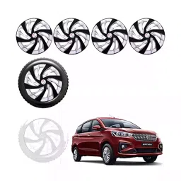 Auto Pearl Premium 381 mm(15 Inch) | Set of 4 Pcs Press Type Hubcap Wheel Cover Replacements for Ertiga 2018-image-18