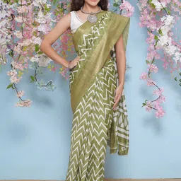 LABEL KASHI Zari Silk Cotton Saree-picture-16