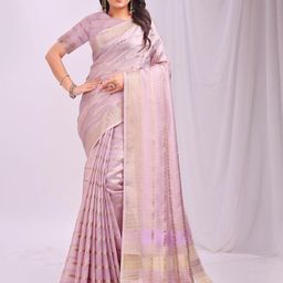 Mitera Woven Design Zari Organza Saree-picture-24