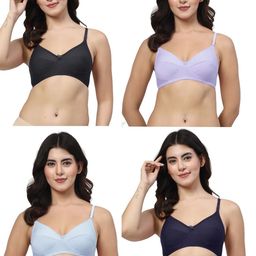 LILY Pack Of 4 Full Coverage Everyday Bra image 3