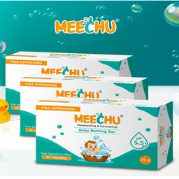 Meechu Baby Bathing Bars Pack of 3 - 225 gm-image-41