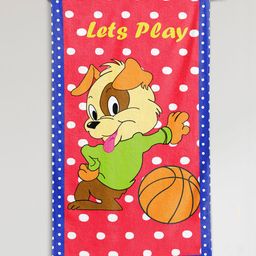 Sassoon Cartoon Printed Extra Large Cotton Bath Towel in 300 GSM for Kids Let Play- Multicolor-image-4