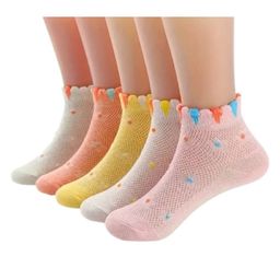 MOMISY Pack Of 5 Floral Designed Tube Socks - Multi Colour-picture-10