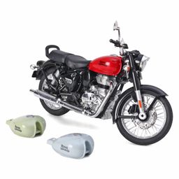 Centy Royal Enfield Classic 350 1 15 Scale Licensed MIY Bike Toy - Multicolour-11