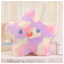Tickles Rainbow Star Shape Soft Plush Toy for Kids Boys & Girls Home & Car Decoration (Color: Multicolor Size: 35 cm)-14