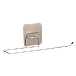COZY VIBES Self Adhesive Stainless Steel Wall Mount Sticker Towel Holder Kitchen Napkin Toilet Paper Roll Holder Tissue Paper Holder Towel Rack for Kitchen Bathroom - PACK OF 1 - COLOR MAY VARY-picture-34