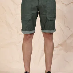 beevee Men Regular Fit Mid-Rise Casual Shorts-picture-8
