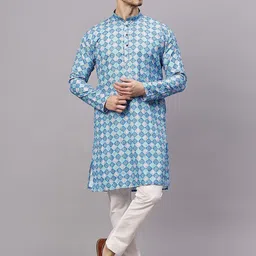 Yugnik Men Regular Kurta with Pyjamas-image-25