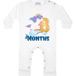 Arvesa Infants Printed Round Neck Bodysuits-image-51