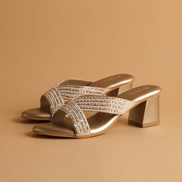 ERIDANI Embellished Ethnic Block Mules-12