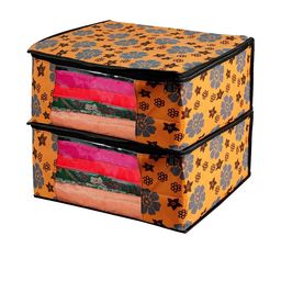 AMAK INC Orange Fabric Multi-Utility Wardrobe Organisers-picture-2
