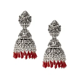 Shining Jewel - By Shivansh Contemporary Jhumkas Earrings-17