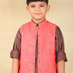Fabindia Printed Woven Nehru Jackets-picture-12