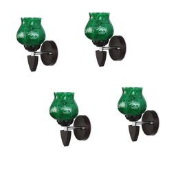 1ST TIME Green & Black Glass Traditional Wall Lamp-picture-22