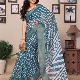 Lookmark Geometric Printed Saree-picture-52