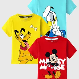 Disney By Miss and Chief Boys 3 Printed Applique T-shirt-picture-43