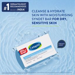 Cetaphil Cleansing & Moisturizing Syndet Bar with Shea Butter - 100 g image 5
