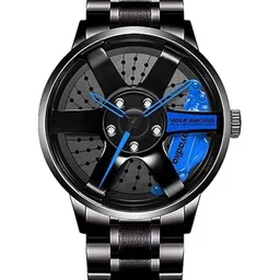 SWADESI STUFF Men Dial & Straps Analogue Watch ROTATE 006 BLUE 18-2