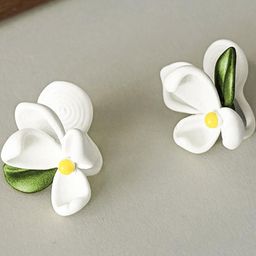 styledose Sterling Silver Floral Shape Studs-image-26