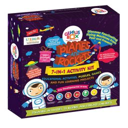 Genius Box 7 in 1 Planes and Rocket Activity Kit-16