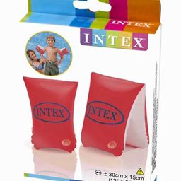 Intex Large Deluxe Swimming Arm Bands Set of 2 - Red-4