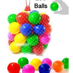 Eevovee Plastic Play Balls Pack of 200 - Multicolour-4