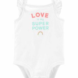 Carter's Love Is My Super Power Onesie - White-image-40