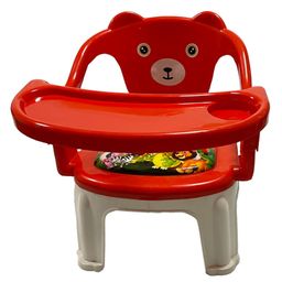 Kuchikoo Kids Whistling Chair with Food Tray - Red-12