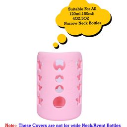 The Little Lookers Silicone Cover Red - Fits 120 ml Feeding Bottle-13