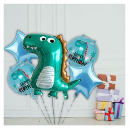 Party Anthem Dinosaur Themed Balloon Set Multicolour - Pack of 5-picture-11