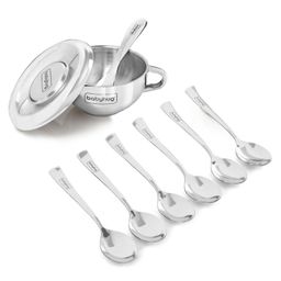 Babyhug Stinless Steel Spoon Set with feeding Bowl-22