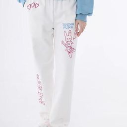 LULU & SKY Women Straight Fit High-Rise Trousers-picture-33