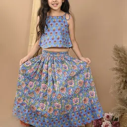 Sangria Girls Printed Lehenga Choli-55