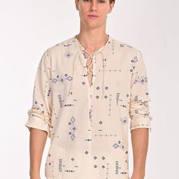 POE Men Smart Slim Fit Opaque Printed Casual Shirt-image-35
