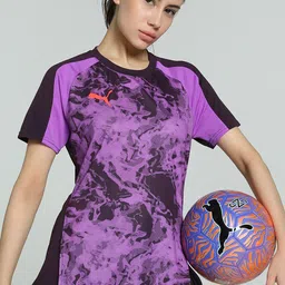 Puma Individual Blaze Printed Round Neck Short Sleeve Football Jersey-image-85