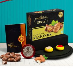 DeoDap Rakhi Gift Set with Silver Coin Chocolates & Greeting Card-image-27