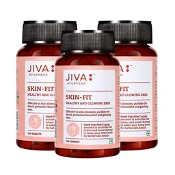 Jiva Set Of 3 Ayurveda Skin-Fit Tablets -500gm 120 Tablets Each-95