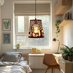 GAUVIK Black Printed Ceiling Lamp-54