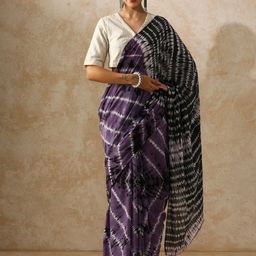Moara Tie and Dye Pure Cotton Saree-14