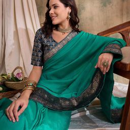 Sangria Solid Woven Design Saree-picture-27