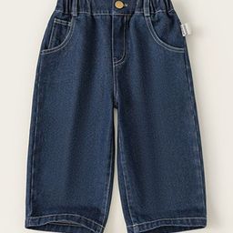 LULU & SKY Girls Straight Fit High-Rise Low Distress Jeans-image-42