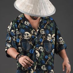 Xenpachi Men Relaxed Floral Opaque Printed Casual Shirt-image-5