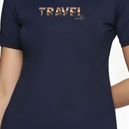 SZN Women Printed Applique T-shirt-image-90