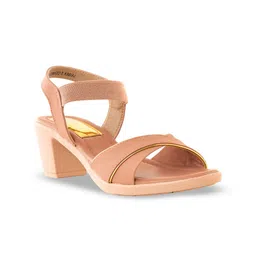 Khadims Women Open Toe Block Heel Sandals-picture-12