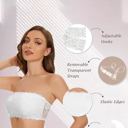 INDIROCKS Bralette Bra Full Coverage Lightly Padded image 2